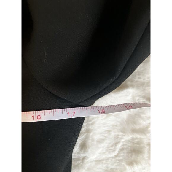 Zara Women's Coat Overcoat Medium Black Suit Jacket Blazer Long - Picture 5 of 6